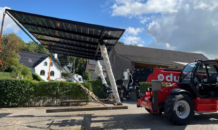 À vendre : Département de production de parkings solaires image