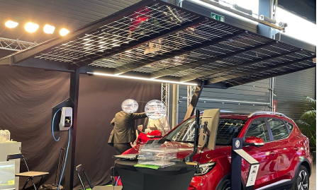 À vendre : Département de production de parkings solaires image